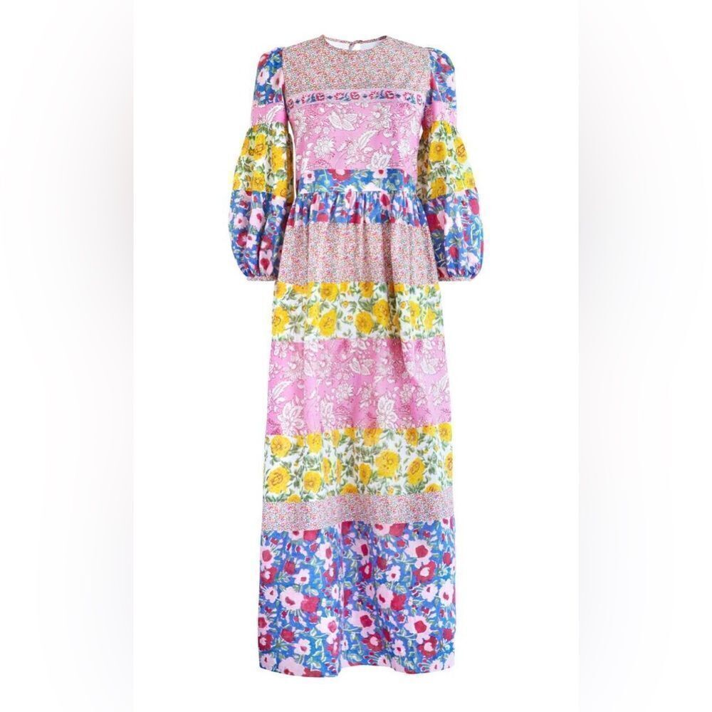 ‎Alix of Bohemia Jemima Patchwork Dress sz S